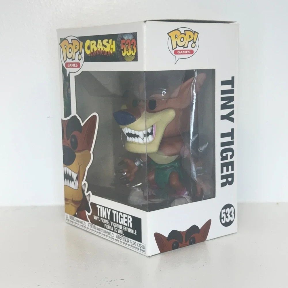 Funko Pop Tiny Tiger #533 Crash Bandicoot GameStop Exclusive Vinyl
